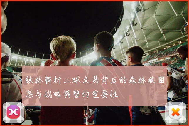铁林解析三球交易背后的森林狼困惑与战略调整的重要性